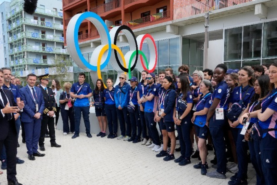 Μακρόν: «Είμαστε έτοιμοι για τους Ολυμπιακούς Αγώνες»